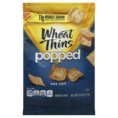 UPC 044000037383 product image for Nabisco Wheat Thins Sea Salt Popped Chips, 4.5 Oz. | upcitemdb.com