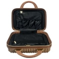 thumbnail image 3 of Hard Shell Cosmetic Travel Case, Mocha Mousse, 1 Count, 3 of 4