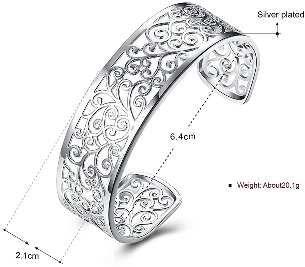 Share more than 145 silver hinged bracelet