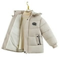 thumbnail image 5 of Kiijoy Boys Winter Down Jacket Fleece Thickened Warm Coat Puffer Outerwear, Sizes 5-6, 5 of 5