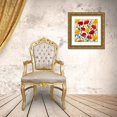 thumbnail image 3 of Schmitt, Carrie 15x15 Gold Ornate Wood Framed with Double Matting Museum Art Print Titled - Cheerful Poppies, 3 of 4