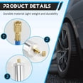 thumbnail image 4 of Dye Injector Air Conditioning Car Oil Injection R12 R134A R22 Dye Injection 2 Ounce Pure Liquid Coolant Filler Tube Blue, 4 of 7