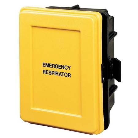 - ALLEGRO 4500 Respirator Wall Case,Black/Yellow