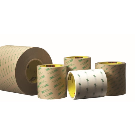 3M Adhesive Transfer Tape 966, Clear, 24 in x 60 yd, 2.3 mil