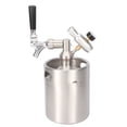 thumbnail image 2 of Sistema dispensador de elaboración de cerveza casera, equipo de barril de cerveza de acero inoxidable de 2L, barril de cerveza probado y confiable, 2 of 8