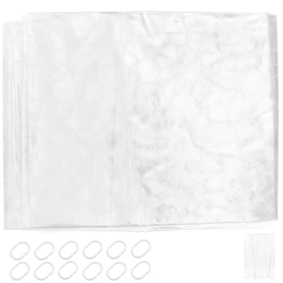 CRILSTYLEO PEVA Shower Curtain Liner for Bathroom, and , 1 Piece Household Use
