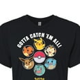 thumbnail image 3 of Pokémon - Team Pokémon - Juniors Cropped Cotton Blend T-Shirt, 3 of 5