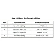 Rival Boxing RB2 Super Bag Gloves 2.0 - Small - White