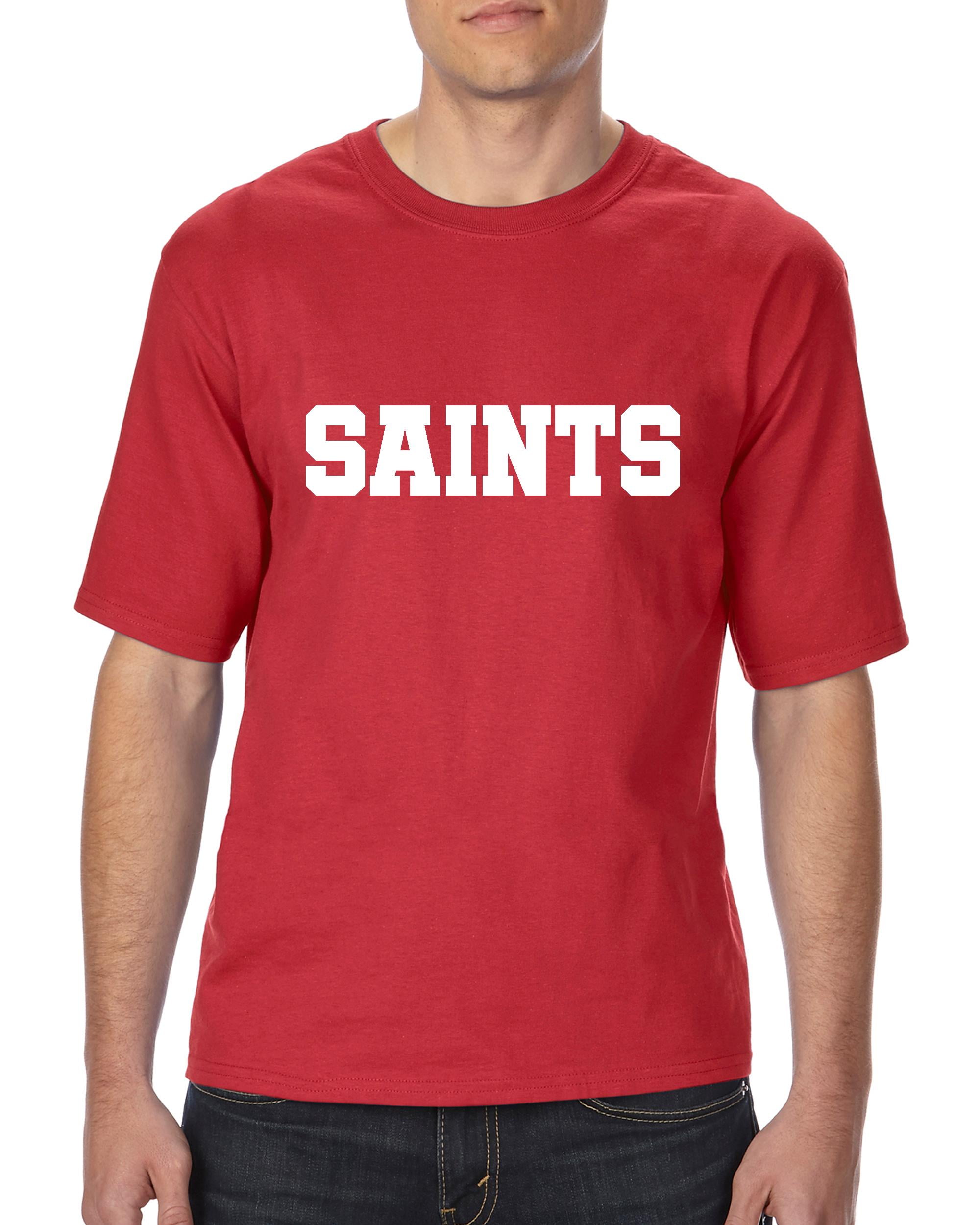 IWPF - Big Men's T-Shirt, up to Tall Size 3XLT - Saints 