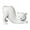 White, variant on Cute Cat Ceramic Flower Pots with Drainage Hole, Cartoon Cat Pots for Succulents, Decorative Pots for for Indoor Outdoor Home Decor(White,14.5X9.8X7.5CM)