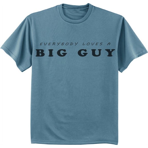 Funny Big Guy Men's Plus Size T-shirt Graphic Tee