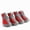 Red, variant on M Buder Dog Shoes for Small Dogs Breathable Booties with Reflective Strips Puppy Paw Protector for Outdoors Hiking Climbing Walking Camping, Brown, M (4 Pack)