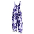 thumbnail image 2 of Roncen Women's Printed Overalls Jumpsuit - Sleeveless Casual with Two Pockets & Relaxed Fit, 2 of 5