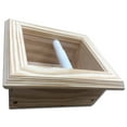 thumbnail image 4 of Typhon Recessed Solid Wood Toilet Paper Holder 7 x 8.5, Unfinished, 4 of 10
