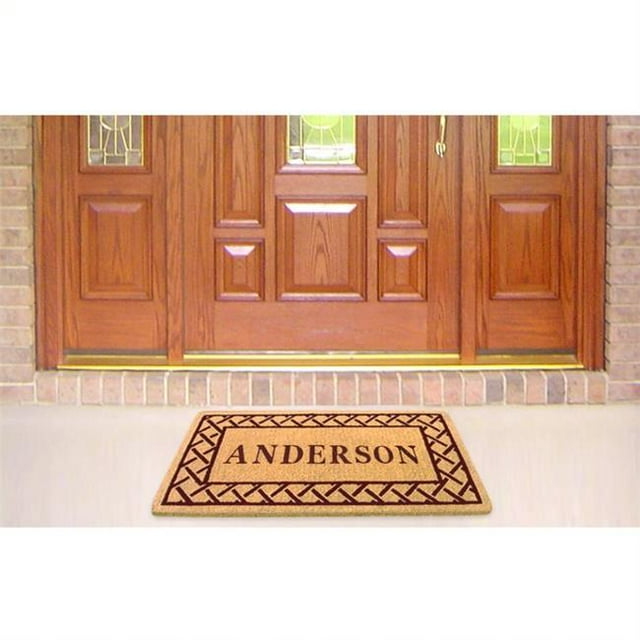 Nedia Home O2051 Tapis de Porte en Treillis de 22 x 36 Po - Personnalisé