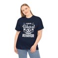 thumbnail image 4 of I'm On My Wurst Behavior, Funny German Shirt, October Drinking Tee -ID: 341, 4 of 11