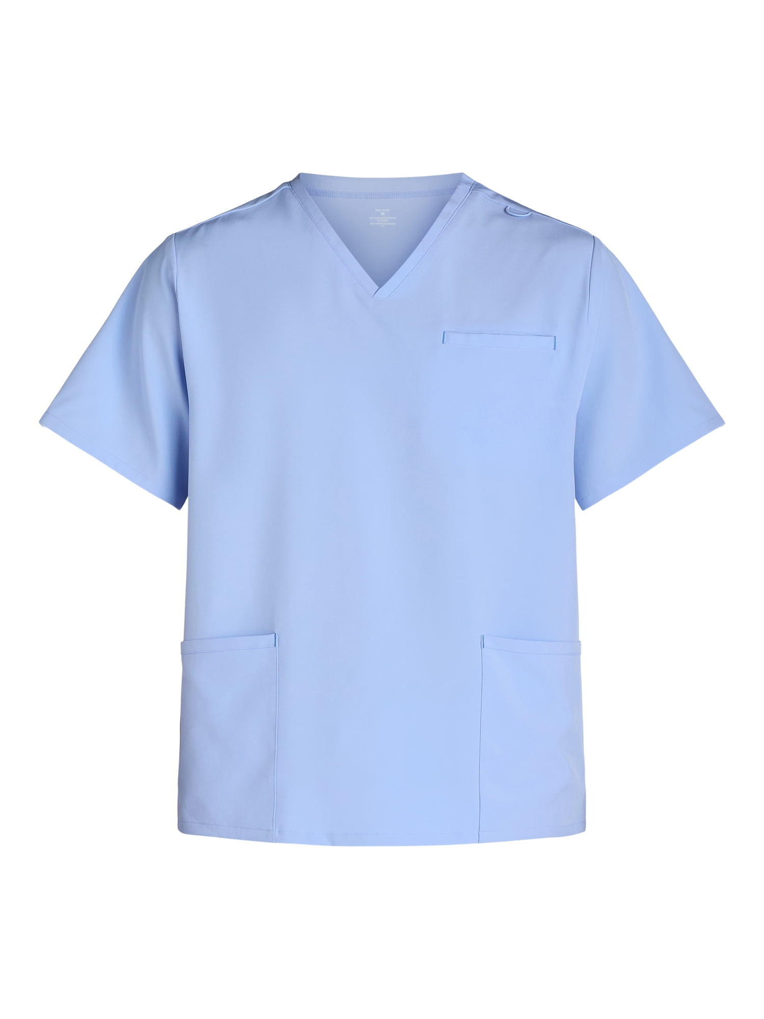 Generic Men's Scrub V-Neck Top, Sizes XS-3XL