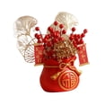 thumbnail image 1 of Decoraciones de año Nuevo chino, artificiales en macetas, accesorio fotográfico versátil, flores de bendición del Festival de Primavera,, 1 of 9