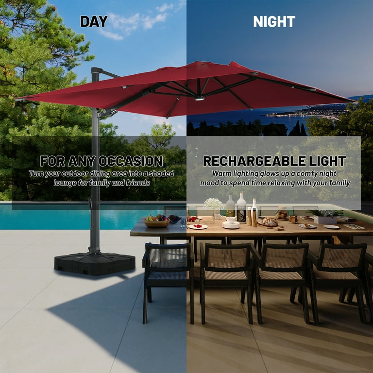 4 star rated patio umbrellas Cantilever Patio Umbrellas | 10 x 13