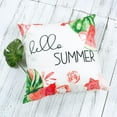 thumbnail image 4 of Summer Lumbar Pillow Cover 12x20 Watercolor Watermelon Hello Summer Decortions Throw Pillowcase Farmhouse Patio Outdoor Cushion Case for Sofa Bed, 4 of 6