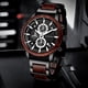 thumbnail image 4 of Reloj Deportivo De Madera Para Hombre, Reloj De Moda Multifuncional Con Pantalla De Calendario, Relojes Sencillos De Negocios Noticed AP004882-03, 4 of 6