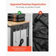 thumbnail image 5 of 48 Inch Adjustable Height Workbench 2000 lbs Capacity Heavy Duty Oak Wood Top with Power Outlet Wheels Pegboard for Garage Workshop Office Home, 5 of 7