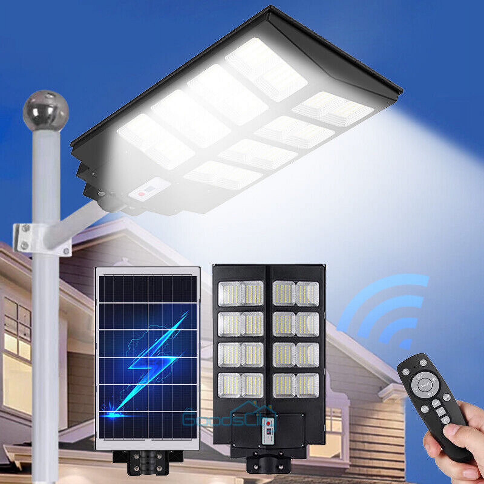 99000000000LM 800W Lampara Solar Luces De Calle LED Con Sensor Para Patio Jardin