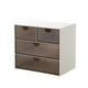 thumbnail image 2 of Caja organizadora de almacenamiento Sunnimix con rejillas 4 Grid color marrón, 2 of 8