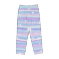 thumbnail image 4 of Sigee Striped Gradient Print Women's Soft Pajama Pants - Breathable and Comfortable Lounge Sleep Bottoms with Elastic Waistband and Pockets-X-Large, 4 of 9
