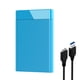 thumbnail image 1 of Caja HDD Externa 2 5 Pulgadas USB 3.0 A SATA para SSD Y HDD (azul), 1 of 9