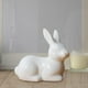 thumbnail image 4 of Estatuil Cerámica Moderna, Estatua de Pascua, Estanter para El Hogar, Manualidades Decorativas, Regalo, 4,8x9,5 Estatuil Sunnimix Escultura de estatuilla de conejo, 4 of 4