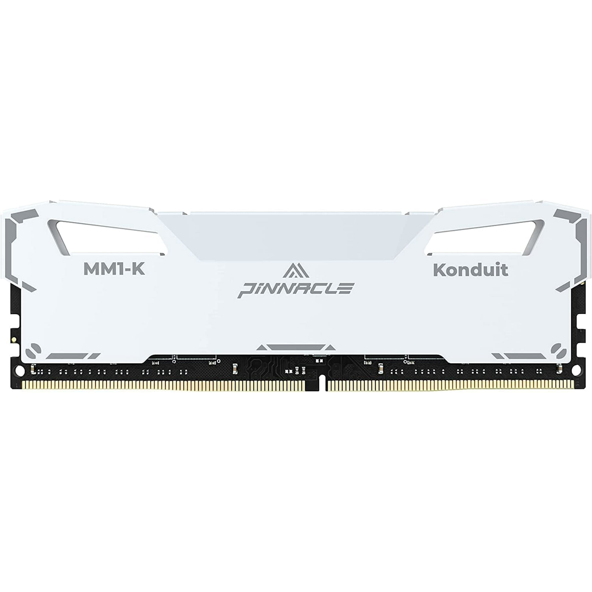Timetec Pinnacle Konduit 16GB DDR4 3200MHz PC4-25600 CL16-20-20-40 XMP2.0 Overclocking 1.35V Dual Rank Compatible for AMD and Intel Desktop Gaming PC Memory Module - White