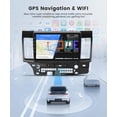 thumbnail image 5 of Podofo 2G+64G 10.1 Inch Car Radio Stereo for Mitsubishi Lancer 2008 2009 2010 2011-2017, Android 15.0 Carplay Android Auto Mirror Link EQ Touch Screen GPS Navigation WiFi BT FM Backup Camera, 5 of 7