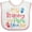 White and Pink, variant on Inktastic Grammy and Papa Love Me Boys or Girls Baby Bib