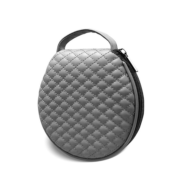 Estuche para CD y DVD con 20 discos compactos y fácil de guardar para el coche, el hogar, los viajes, color gris