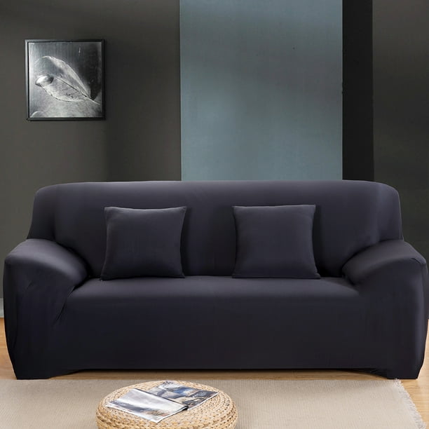 3 Seater 74 91 Inch Stretch Pure Color Sofa Cover Anti Slip Washable Full Navy Black Gray Coffee Com - Gray Color Sofa Cover 3 Seater 74 91 Inch Stretch Pure Color Sofa Cover Anti Slip Washable Full Navy Black Gray Coffee Com - Gray Color Sofa Cover