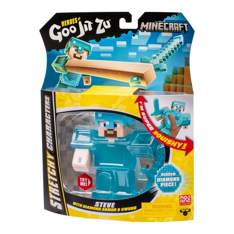 Heroes of Goo Jit Zu Minecraft Stretchy Characters, Steve with