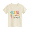thumbnail image 4 of Toddler Girls Short Sleeve T-Shirts Kids Summer 24 Months 2t 3t 4t 5t 6t 7t Oversized Crew Neck Tops Trendy Casual Basic Loose Tees Gibobby,5-6 Years,Beige, 4 of 5