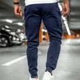 thumbnail image 2 of Men's Casual Cargo Pants Loose Multi Pocket Fitness Sports Wear Comfortable and Breathable Long Pants Sweatpants, 2 of 2
