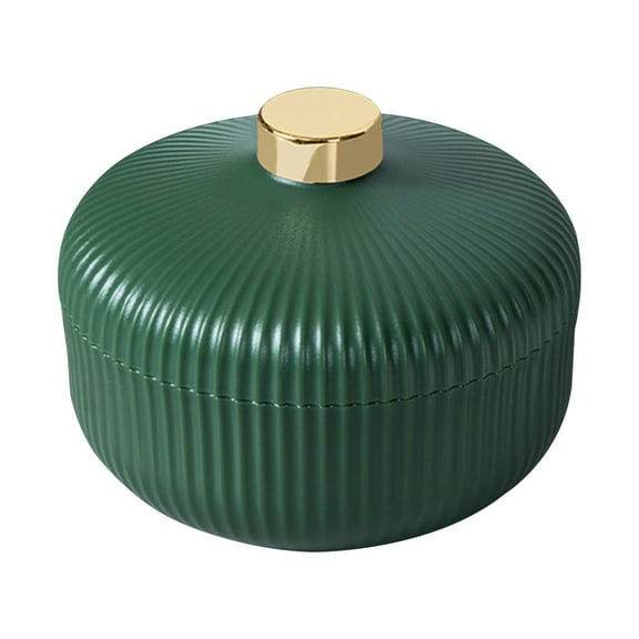 Vikakiooze Plastic Divided Snack Box With Cover Snack Fruit Tray Food Storage Lunch Box Removable And Washable Round Four Compartment