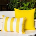 thumbnail image 4 of Riley Yellow Rectangular Outdoor Throw Pillow, 4 of 5