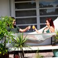 thumbnail image 4 of Bliss Hammocks Weekender Deluxe 2-Person Polyester Rope Hammock w/Spreader Bar, 80x55, 4 of 6