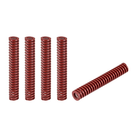 

Die Spring 5 Pack 10mm OD 60mm Long Stamping Medium Load Compression Red