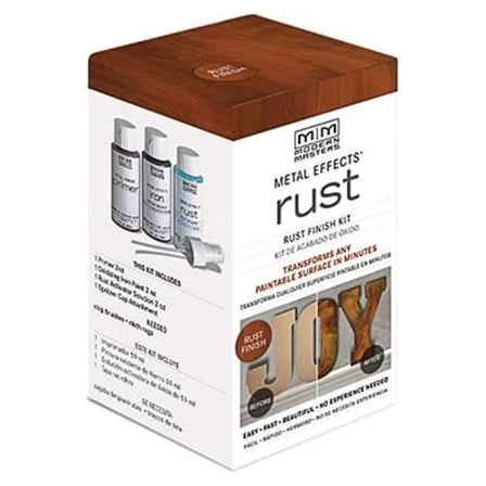 TESTOR CORPORATION Modern Masters 306293 2 Oz Rust Metal Effects Oxidizing Finish Kit