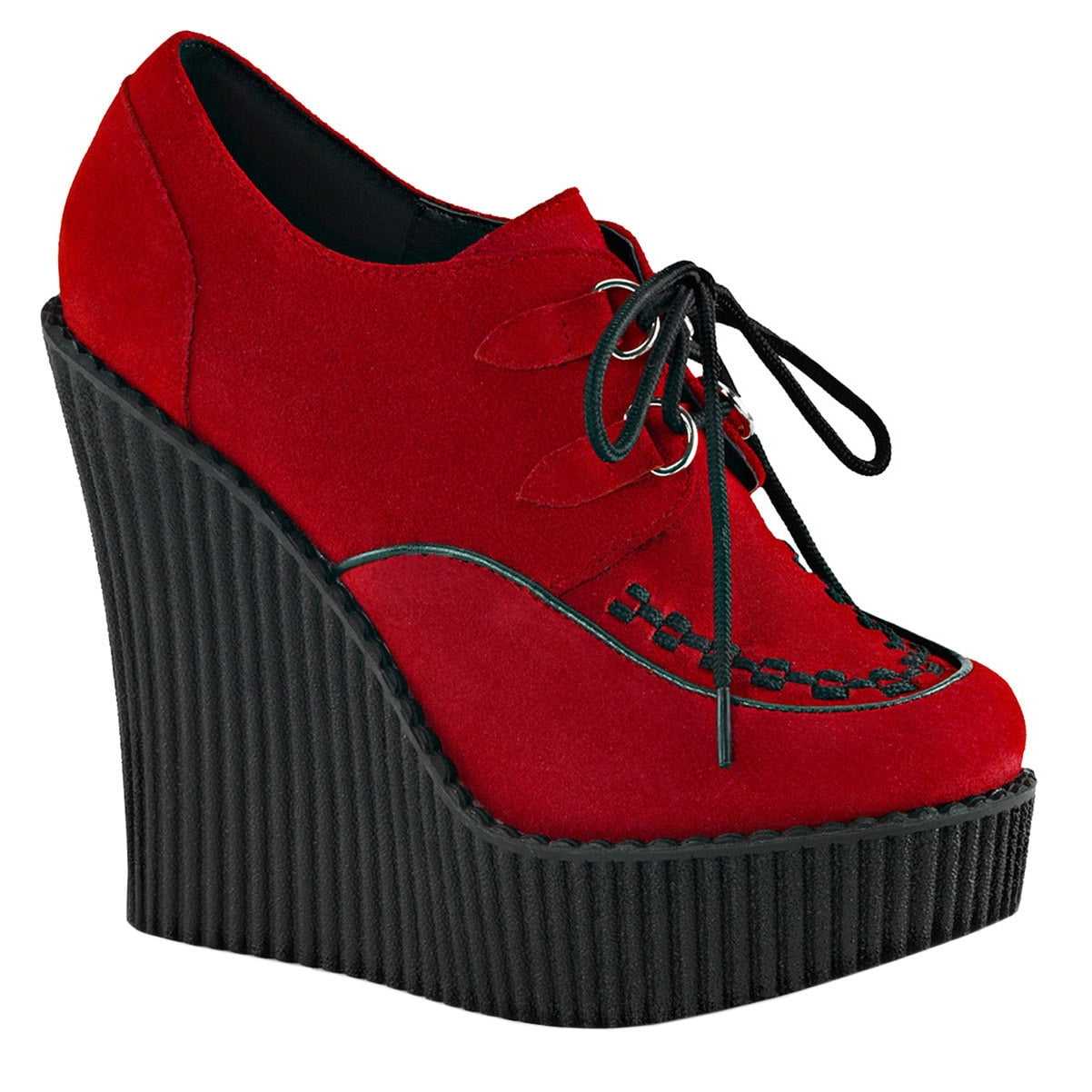 red wedges shoes cheap
