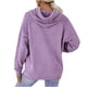 thumbnail image 4 of Sudadera para mujer Otoño Sudaderas Moda para mujer Color sólido Sudadera con capucha Suéter informal Top Odeerbi  ODB-5, 4 of 9