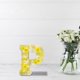 thumbnail image 3 of Flower Night Light Flower Letter Resin Home Decoration Gift, 3 of 4