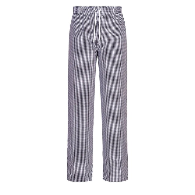 Portwest - Pantalones de Chef Bromley Diseño Cuadro para Adultos Unisex (Azul)