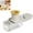 White, variant on Multifunctional Mini Garlic Grinder, 3 in 1 Mini Garlic Slicer Super Thin with Hand Guard, Vegetable Garlics Ginger Grind, Slice and Shred Mandoline Cutter with Container for Kitchen Tool