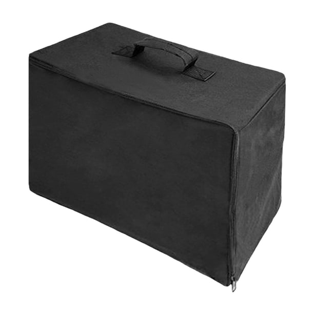 Bolsa de almacenamiento para funda de máquina de coser, plegable, protectora polvo, organizador de suministros de bordado para reglas,